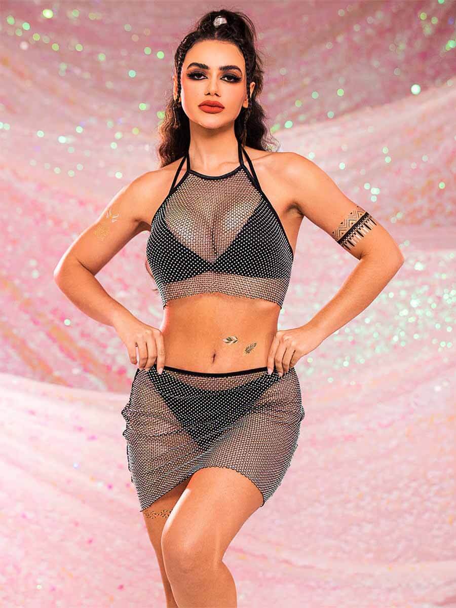 mesh two piece set