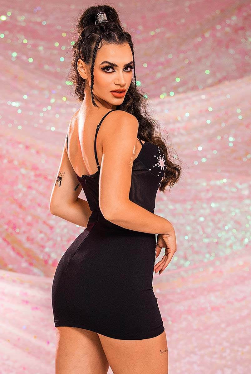 Sparkly Sequin Star Dress