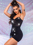 Strappy Sequin Star Dress