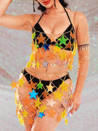 sequins two piece set
