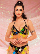 glitter two piece