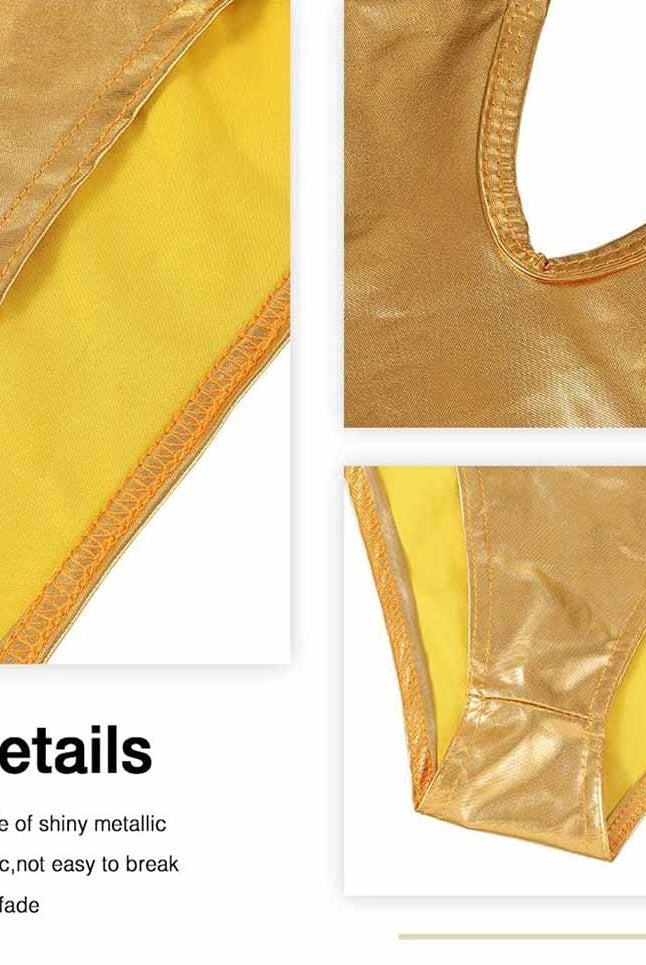 Glossy Gold One-piece