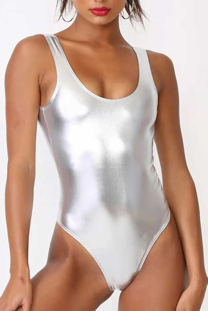 Silver Reflective Bodysuit