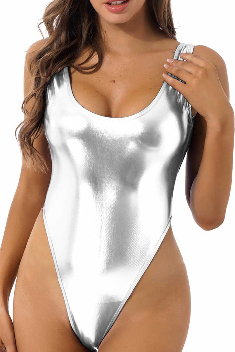 Silver Shimmer Bodysuit