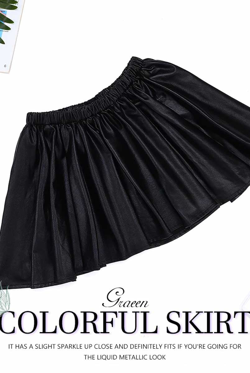 Reflective Black Skirt