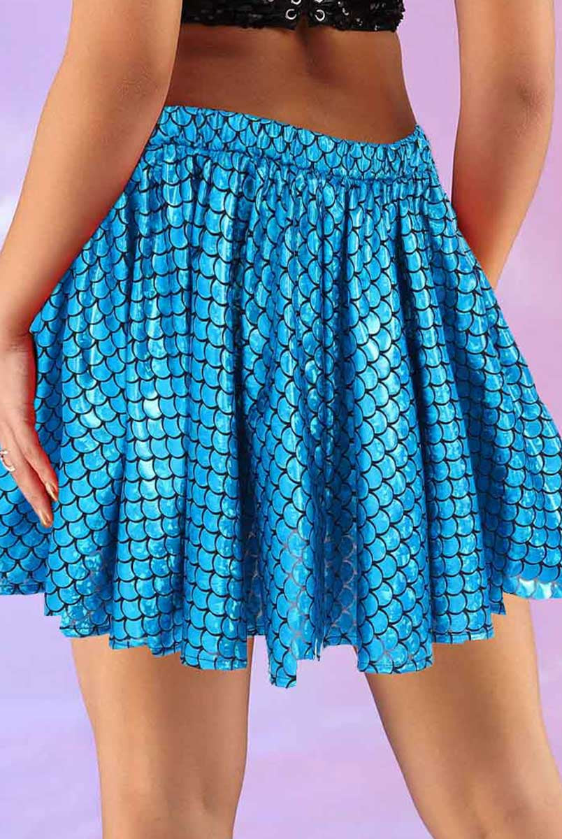 Ocean Blue Reflective Skirt