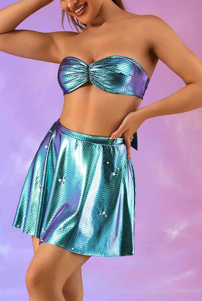 Futuristic Scaled Two-Piece