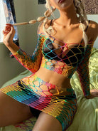 Iridescent Gradient Mesh Ensemble