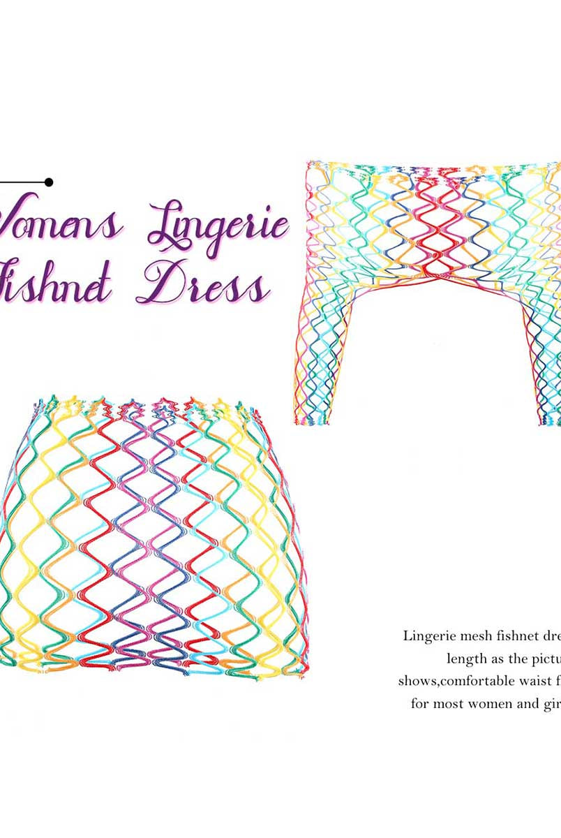 Vibrant See-Through Clubwear