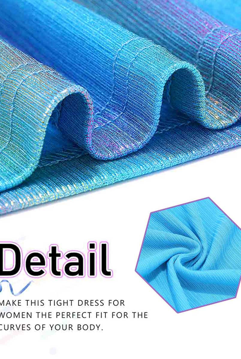 Luminous Gradient Party Dress