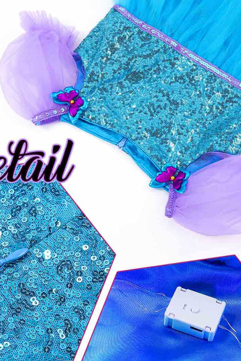 Girls' Illuminated Sequin Dress