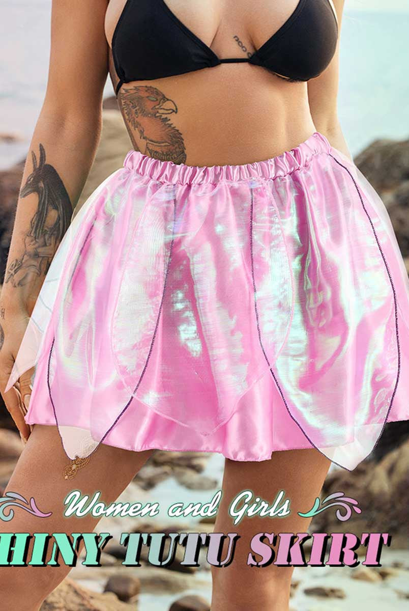 Multi-Layer Reflective Party Skirt