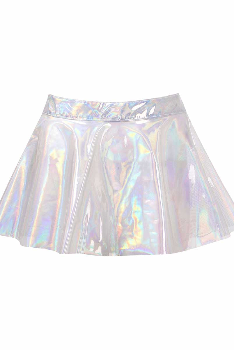 Prismatic Transparent Skirt