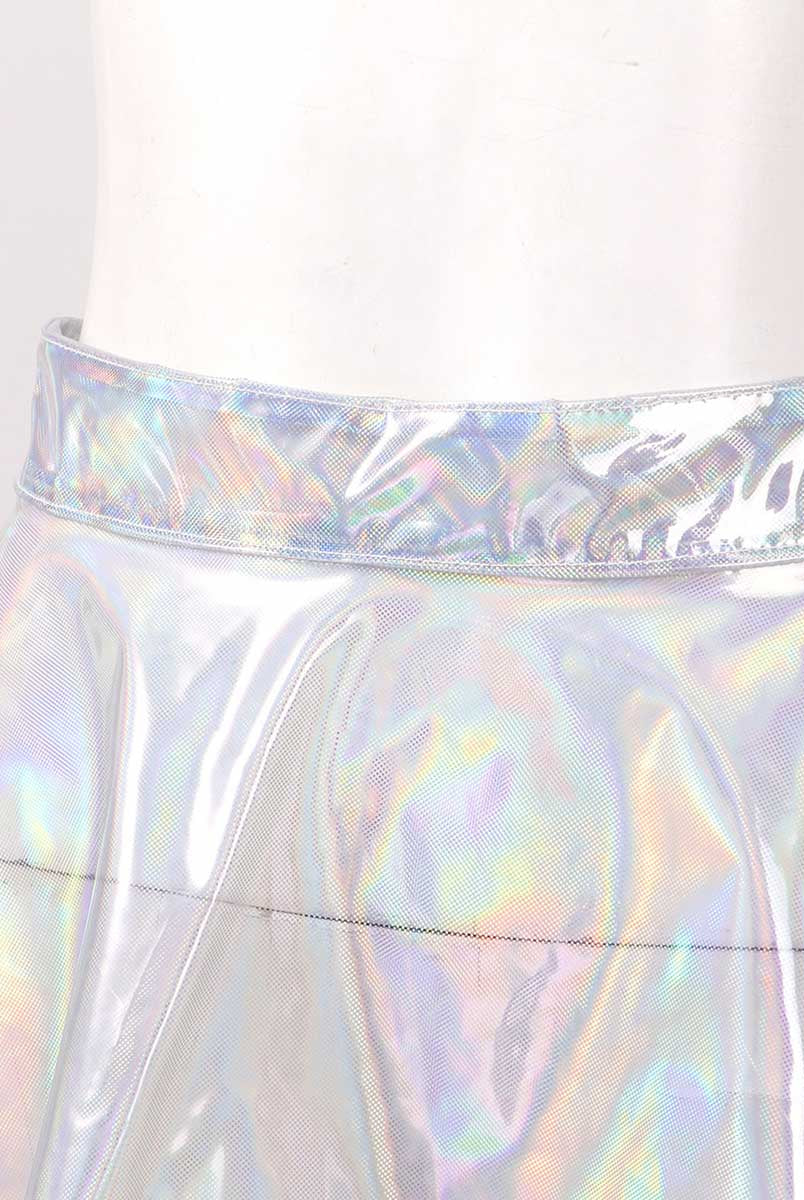 Glossy PVC Party Skirt