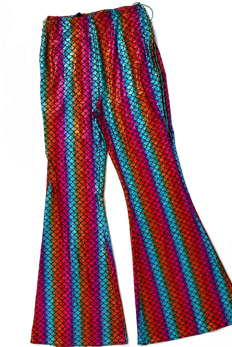 Rainbow Metallic Two-Piece Ensemble