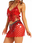 Bold Red Sparkle Set