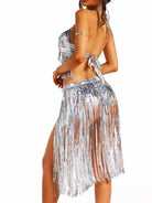 Glittering Tassel Two-Piece Party Set