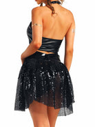 Glossy Black Punk Rock Set