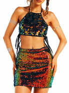 Rainbow Sparkle Two-Piece Outfit