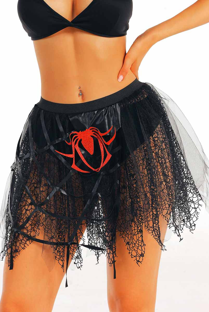 Black Organza Skirt
