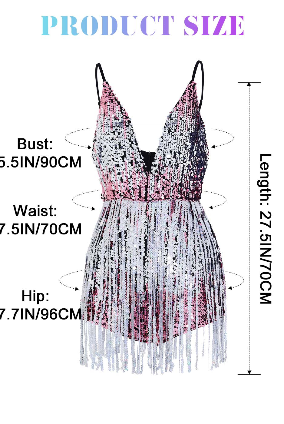 Glitter Sequin Tassel Bodysuit
