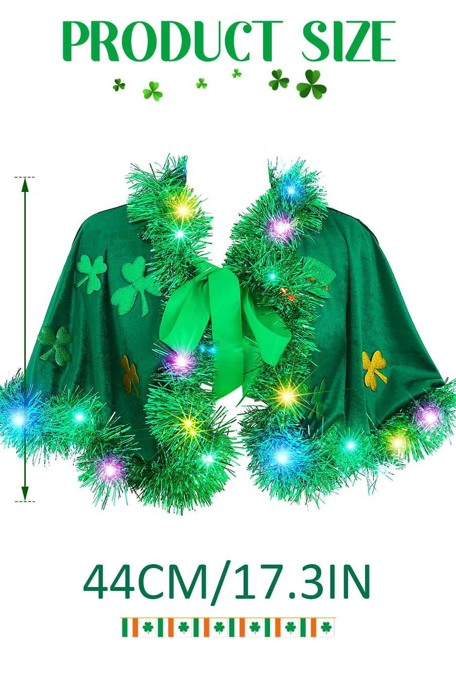 Festive Clover Light-Up Scarf