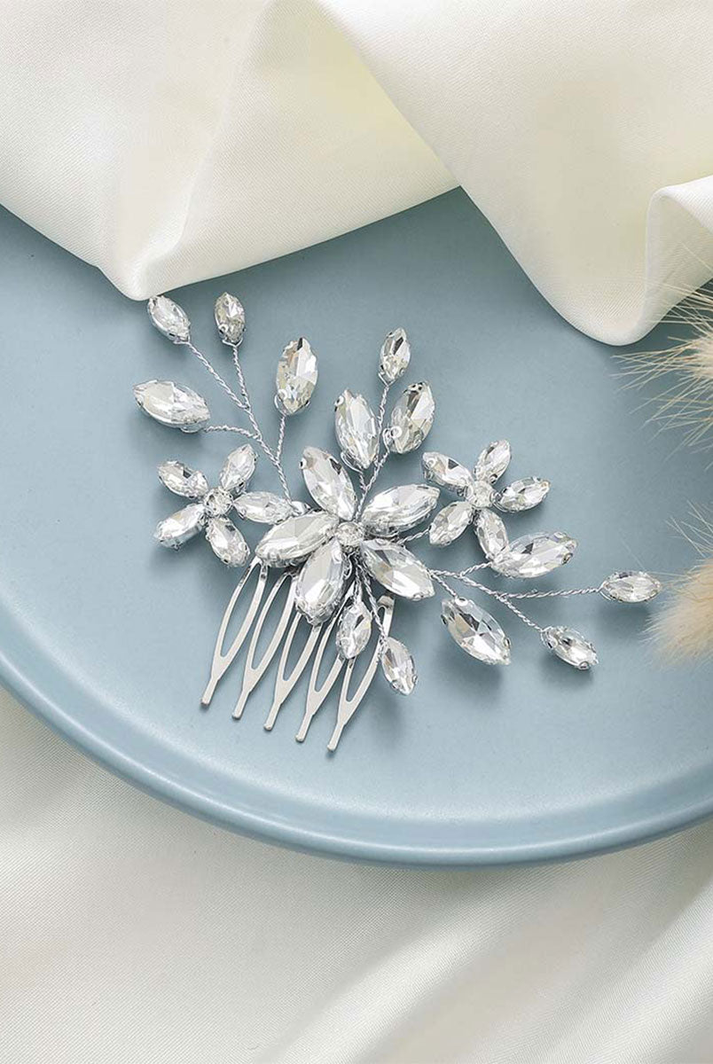 Shimmering Rhinestone Bridal Hairpiece