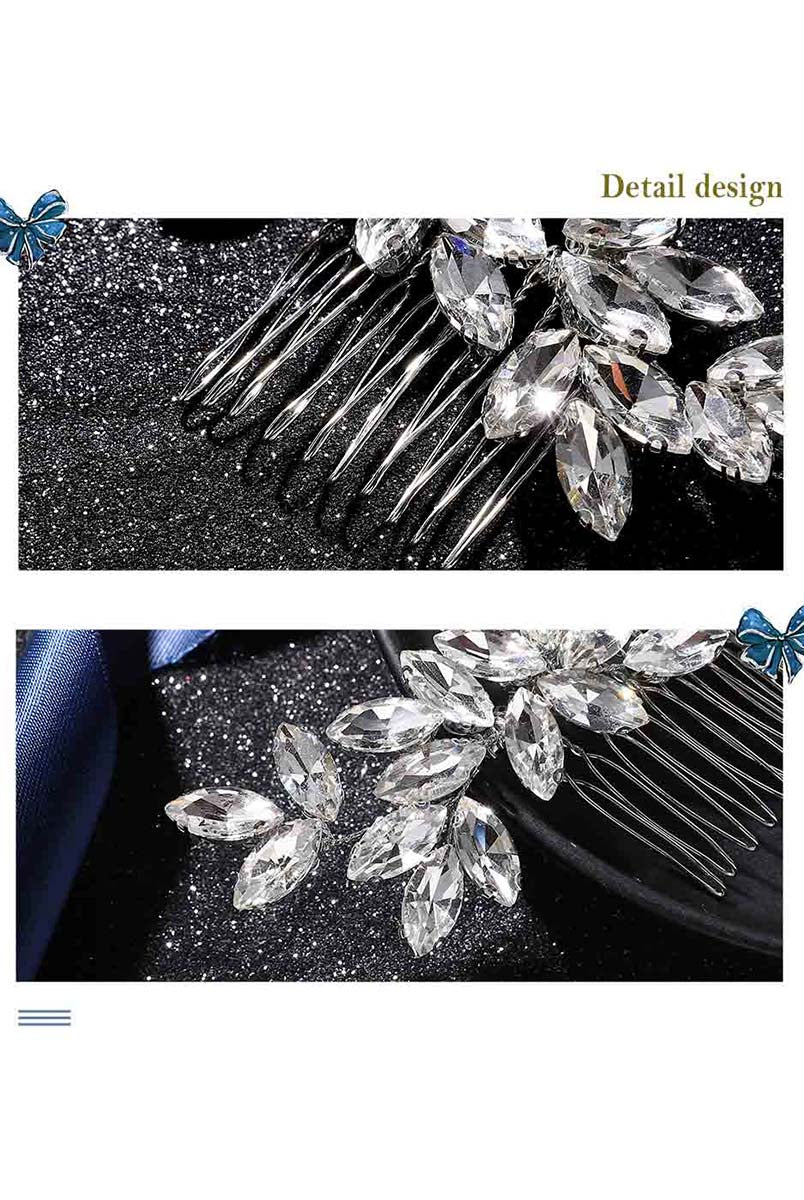 Radiant Crystal Bride’s Hair Accessory