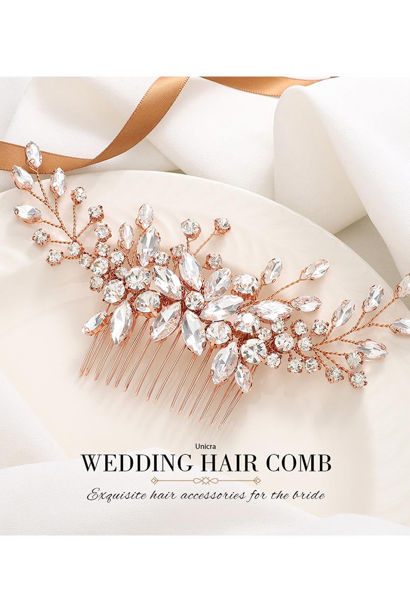Dazzling Crystal Bloom Hair Adornment