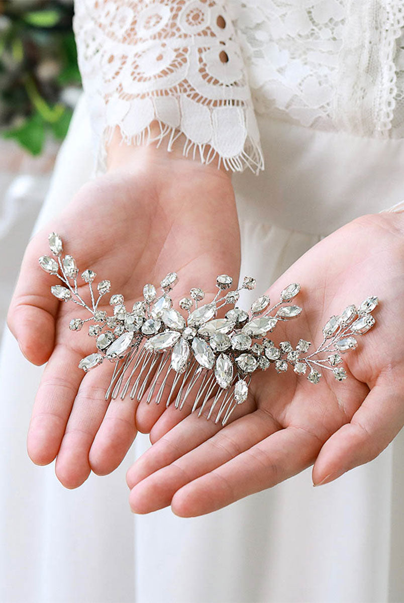 Twinkling Flower Crystal Hair Accessory
