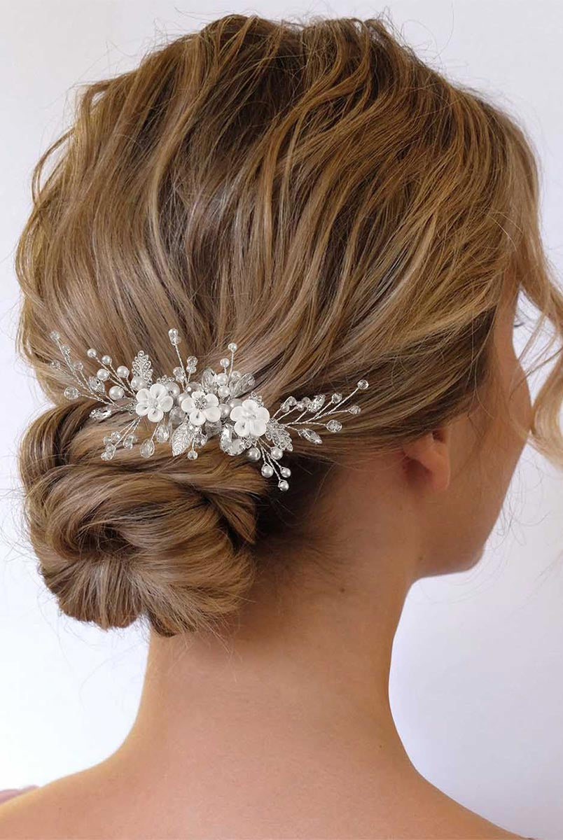 Bridal Pearl and Crystal Hair Accessory