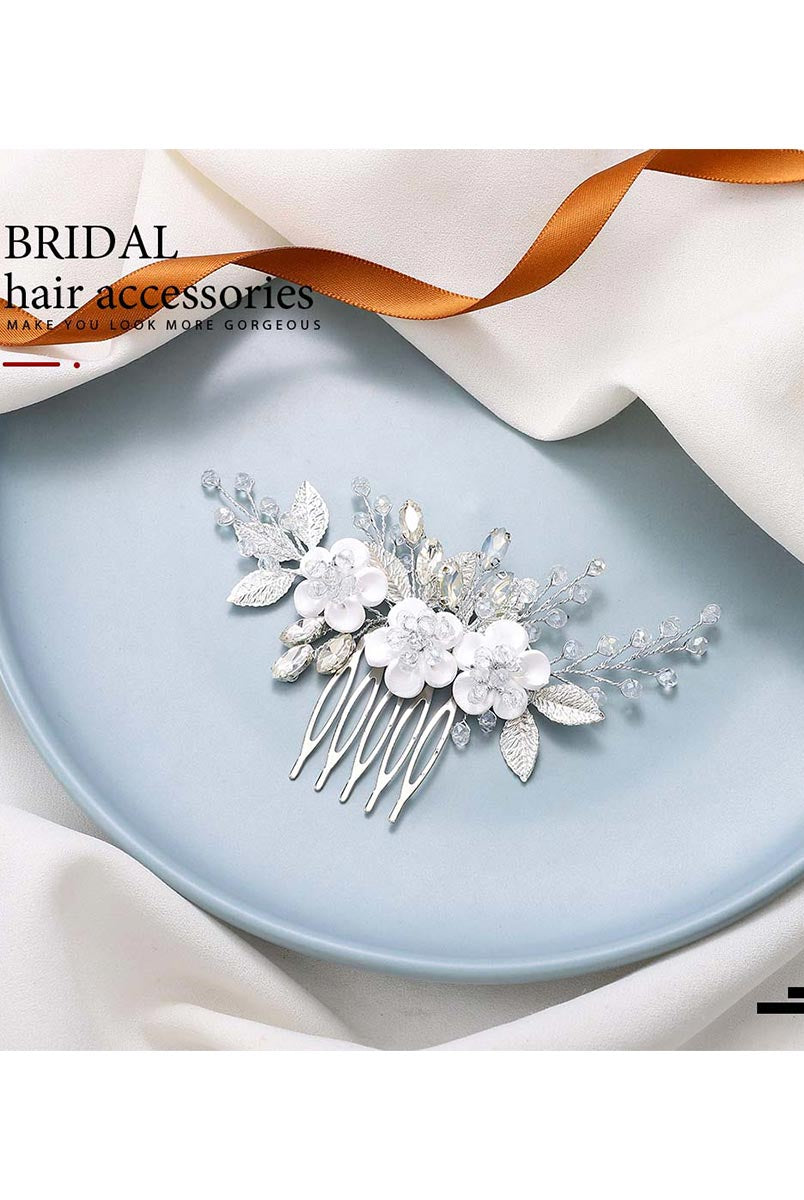 Floral Opal Wedding Hair Ornament