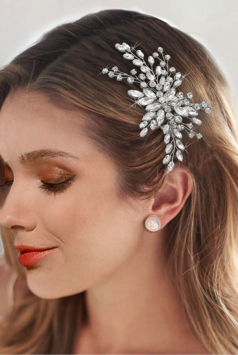 Sparkling Crystal Wedding Hairpiece