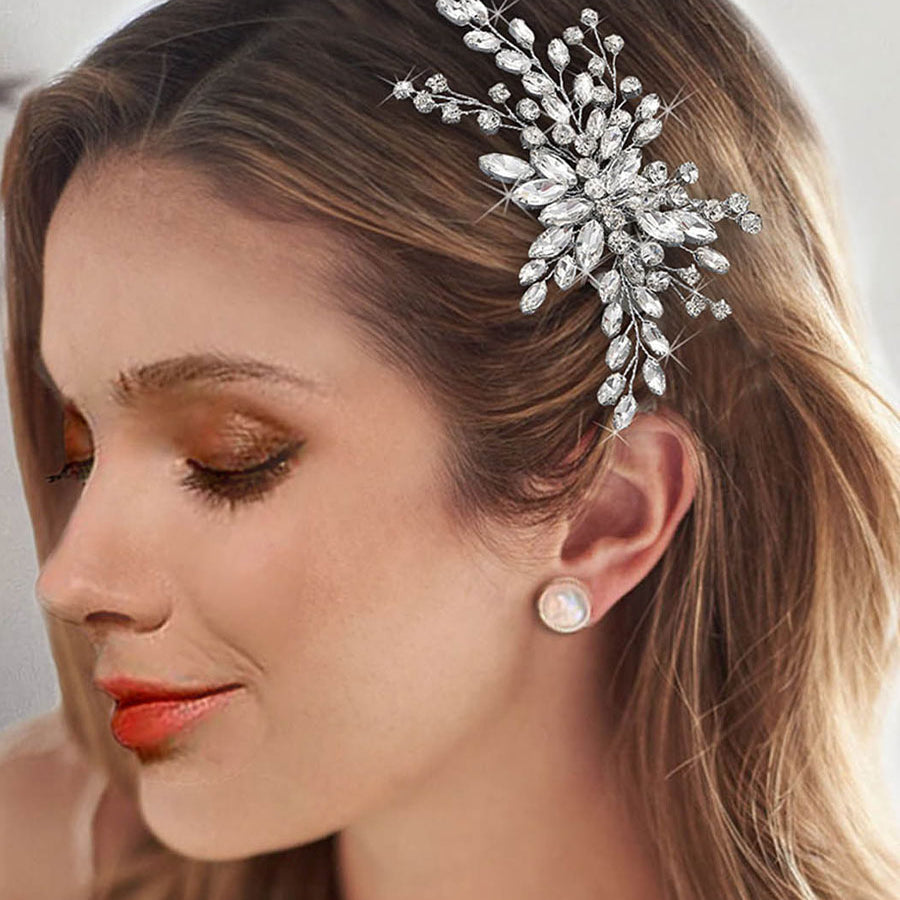 Sparkling Crystal Wedding Hairpiece
