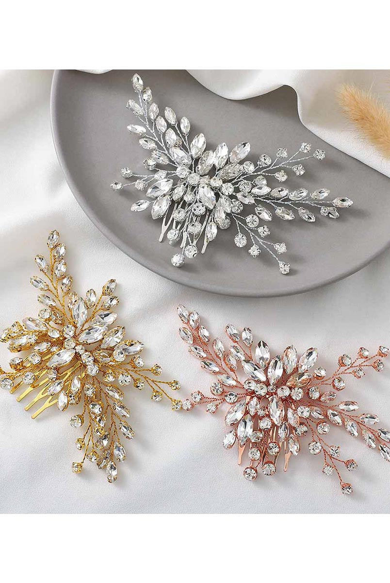 Dazzling Rhinestone Wedding Hair Clip