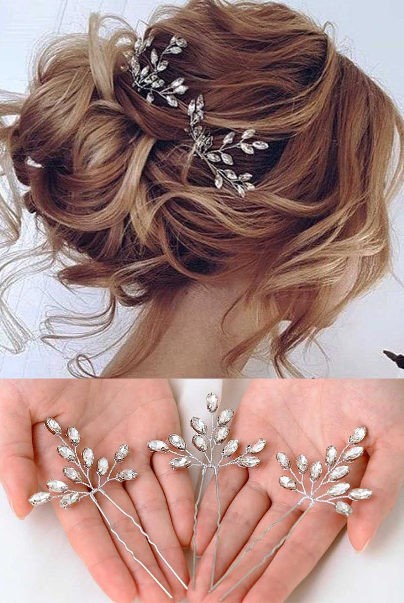 Crystal Bridal Hairpin Set