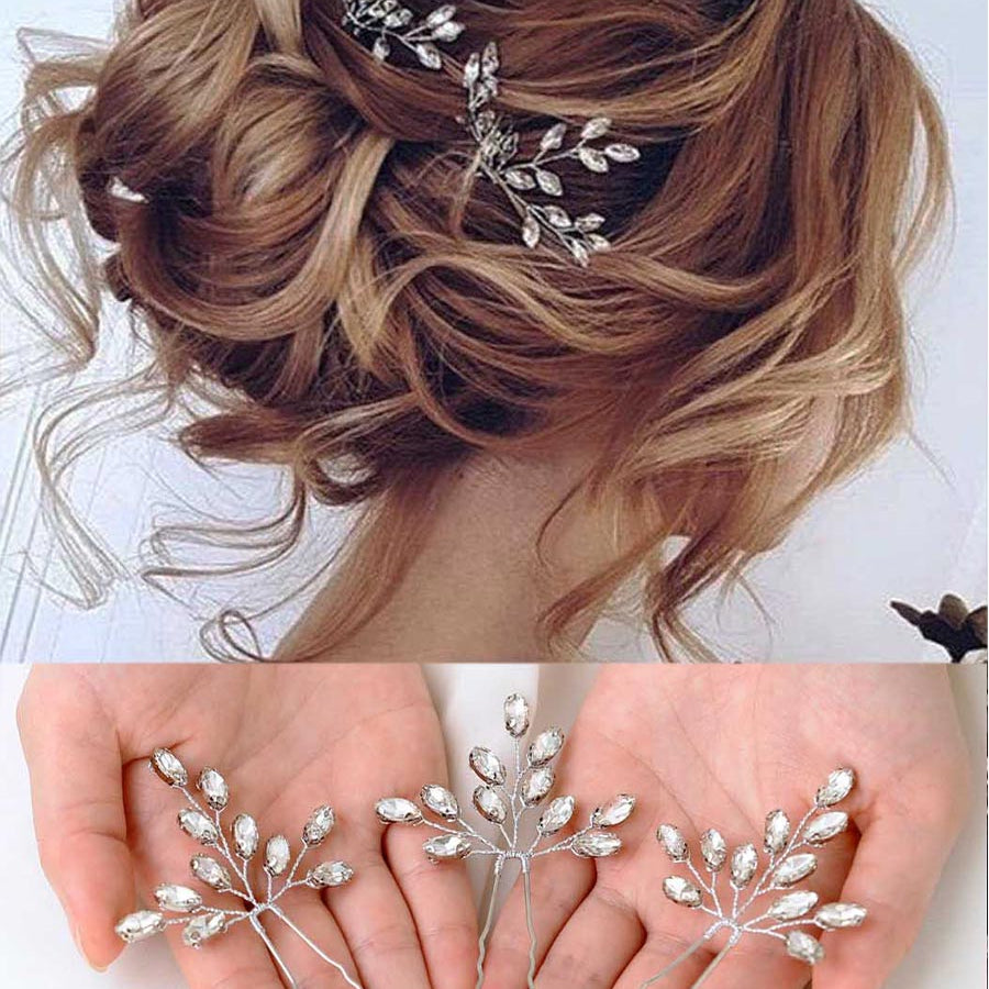 Crystal Bridal Hairpin Set