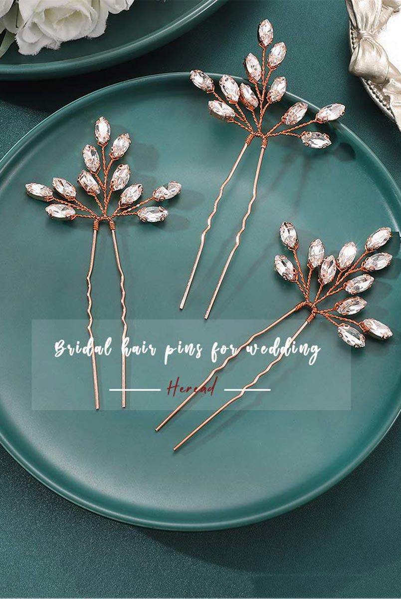 Handcrafted Opal and Pearl Bridal Hair Pins