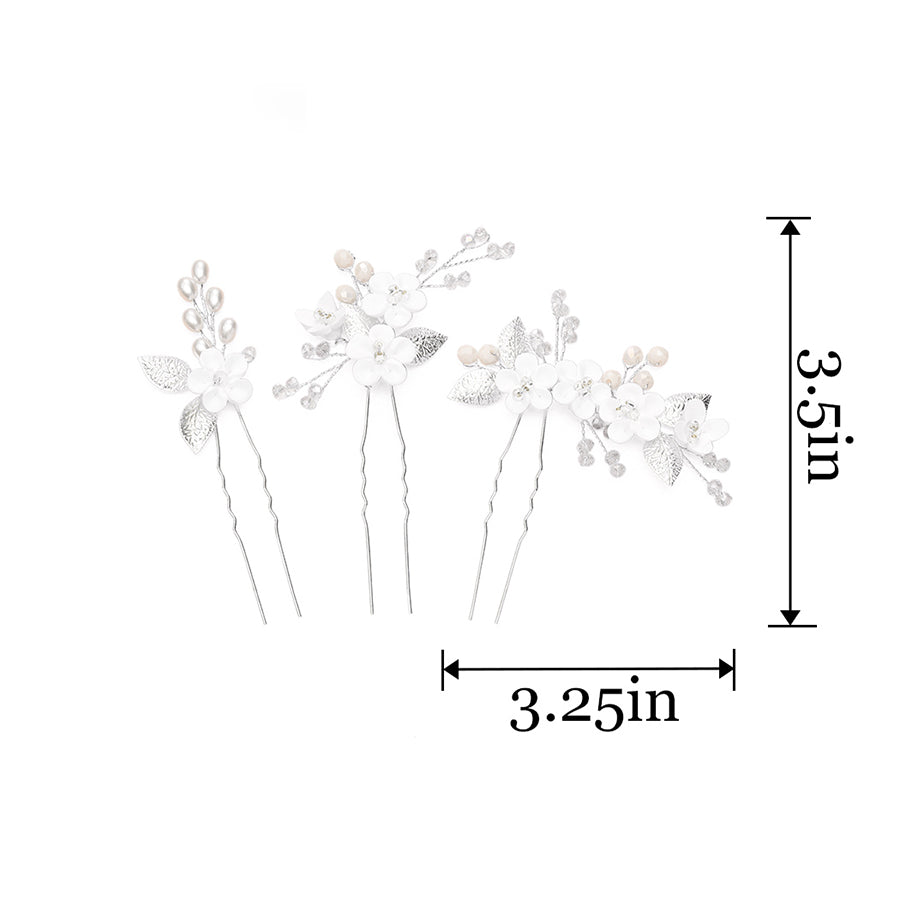 Gold, Silver, Rose Gold Hair Ornament Set