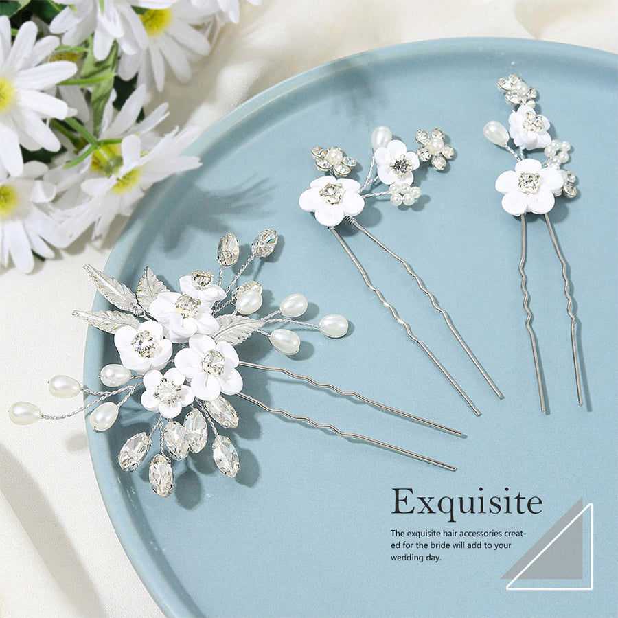 Wedding Pearl Hair Ornament Collection