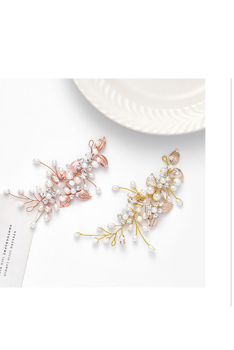 Leaf-Inspired Wedding Hair Comb