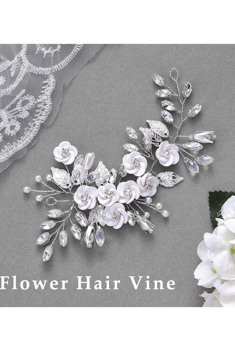 5.5-Inch Bridal Flower Hair Ornament