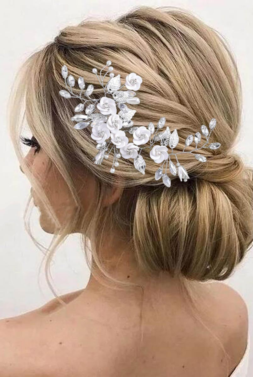 Crystal Flower Bridal Hair Decoration