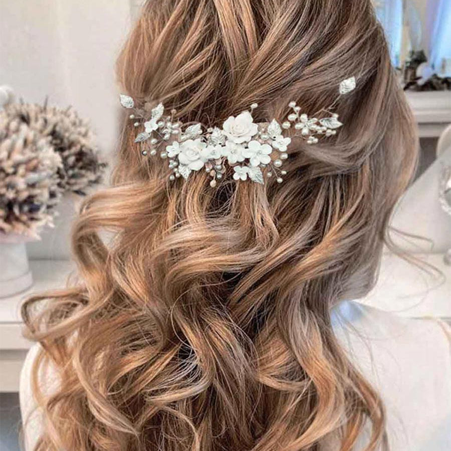 Wedding Flower Vine Hair Accessory
