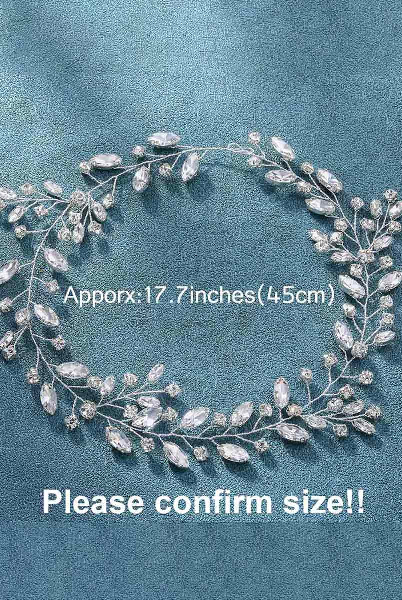 Silver or Gold Crystal Hair Adornment