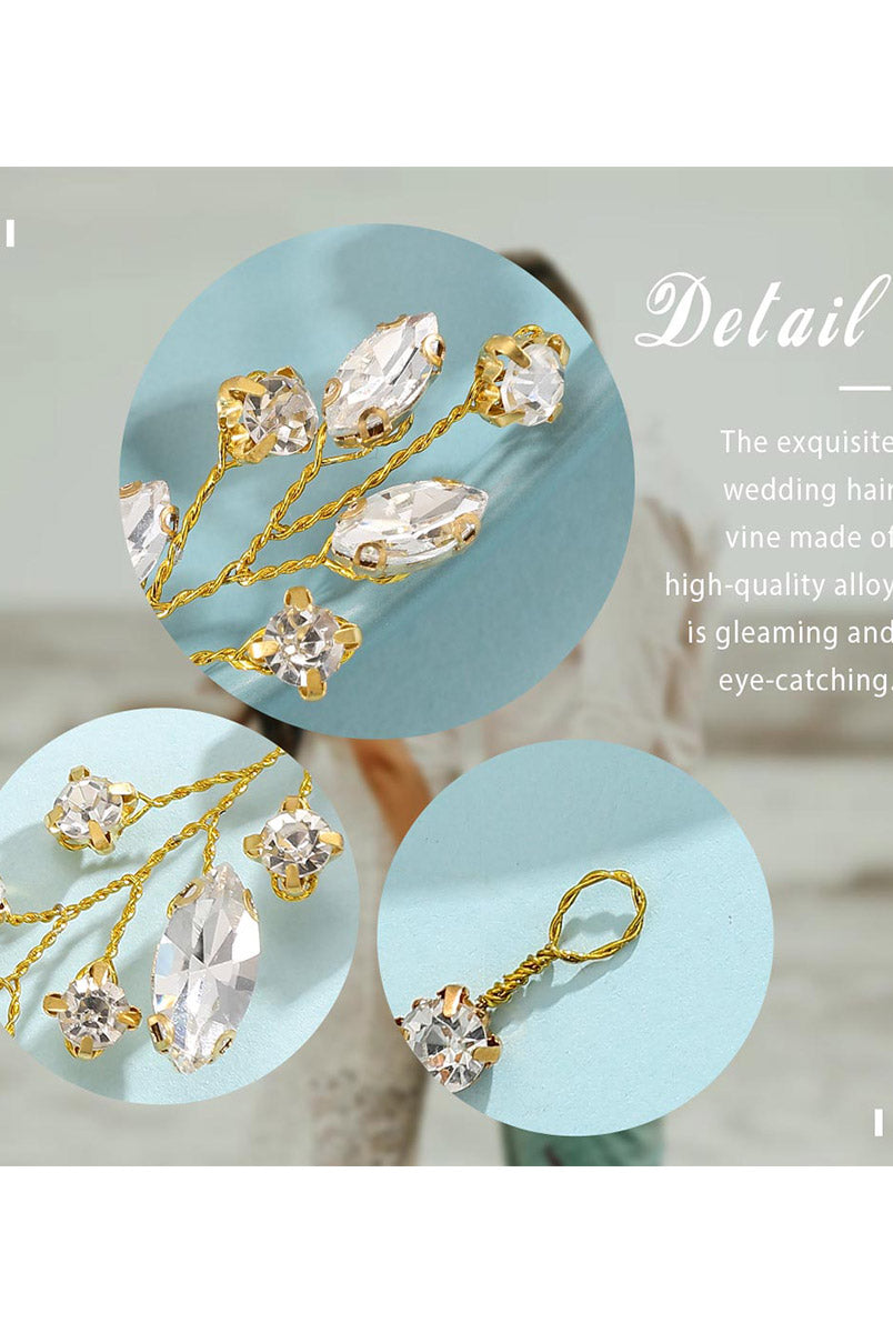 Vine-Style Crystal Headpiece