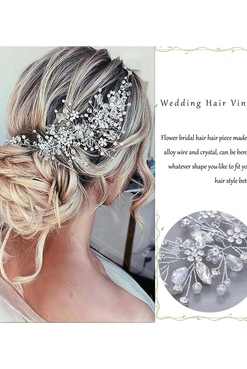 Crystal Floral Wedding Hair Ornament