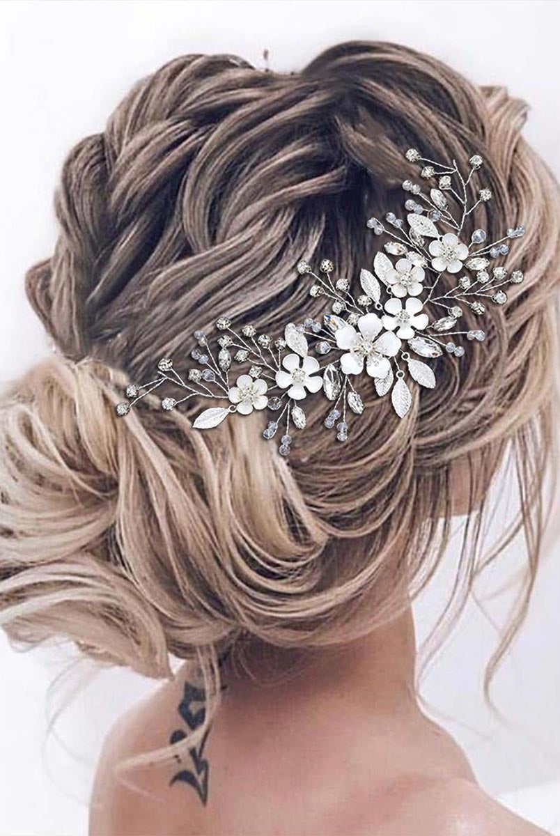 Crystal Bridal Hair Garland