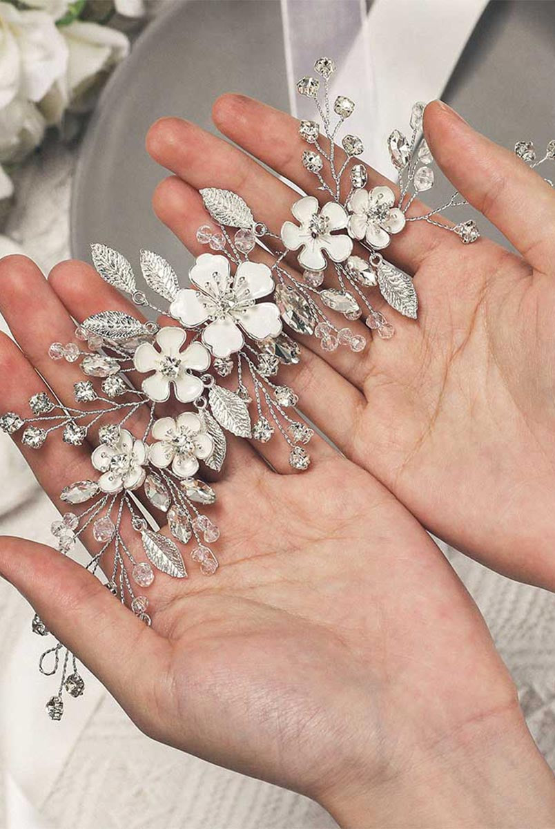 Silver Vine Bridal Hair Decoration