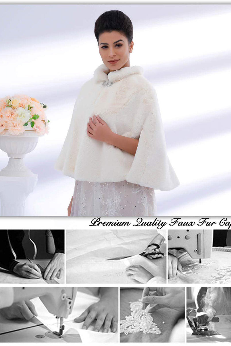 Soft Fur Capelet for Women